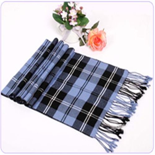 男士格子圍巾