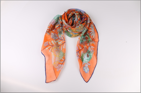 真絲圍巾 印花圍巾