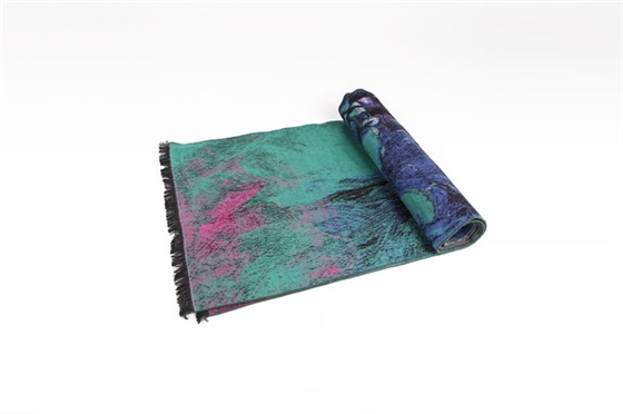 真絲油畫藝術(shù)圍巾