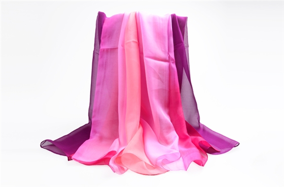 純色女士絲巾 真絲圍巾 圍巾批發(fā) 印花絲巾