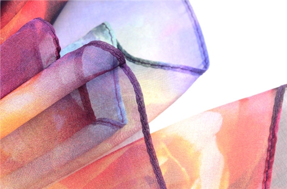 雪紡絲巾細節(jié)圖