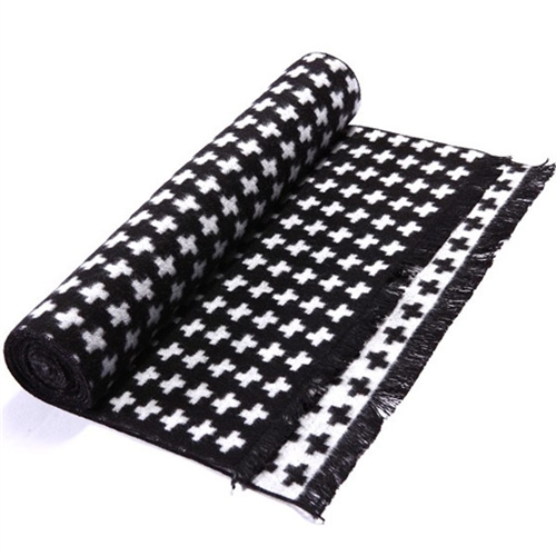 男士千鳥(niǎo)格圍巾