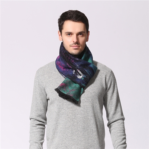 油畫藝術(shù)圍巾