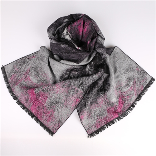 油畫藝術(shù)提花圍巾