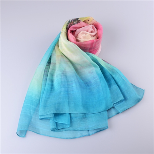 春夏雪紡絲巾