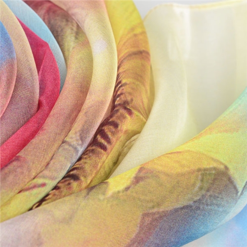 女士新款印花絲巾