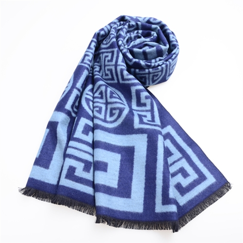 新款真絲拉絨圍巾