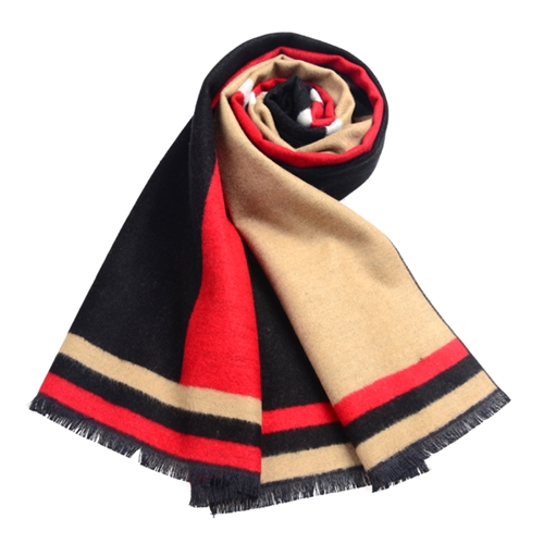 新款秋冬男士圍巾