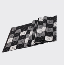 時(shí)尚格子圍巾