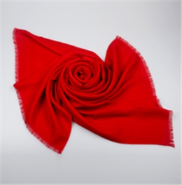 紅色禮品羊毛披肩