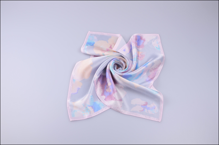 真絲圍巾 印花圍巾 女士圍巾