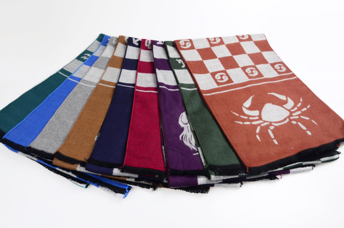 星座圍巾 拉絨圍巾 圍巾批發(fā) 圍巾定制