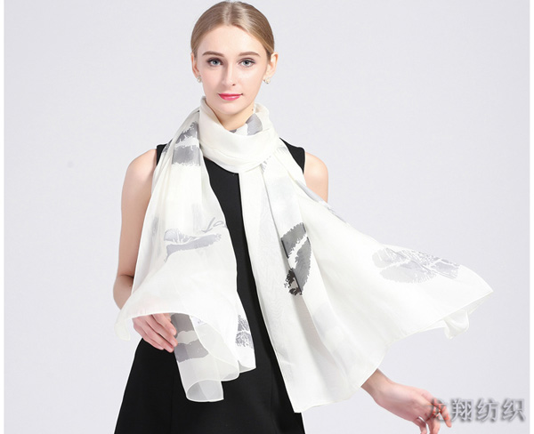 真絲圍巾