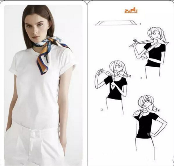 絲巾搭配小貼士