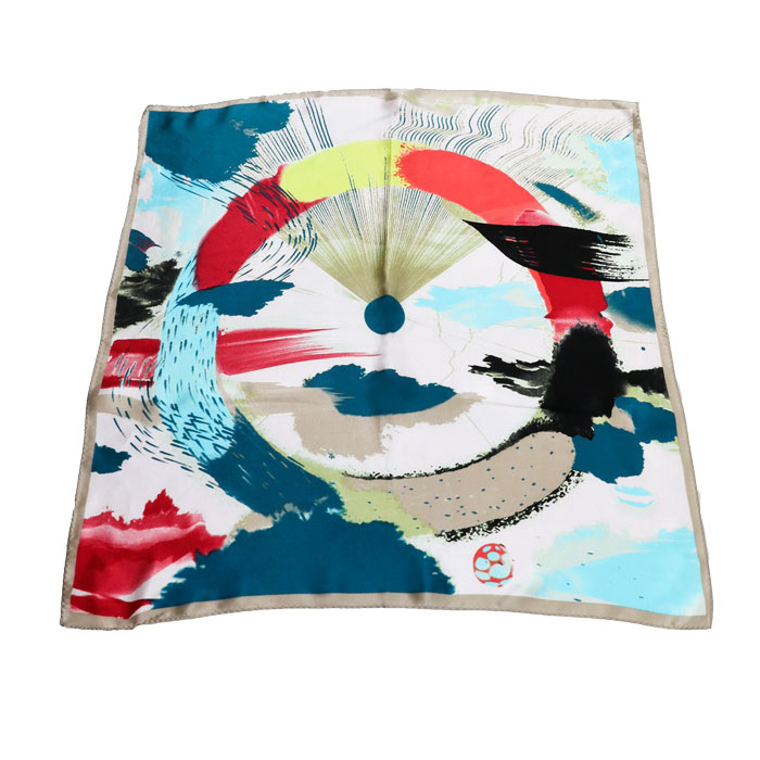 萬丈光芒小絲巾細節(jié)圖