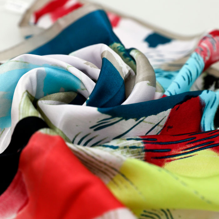 萬丈光芒小絲巾細節(jié)圖