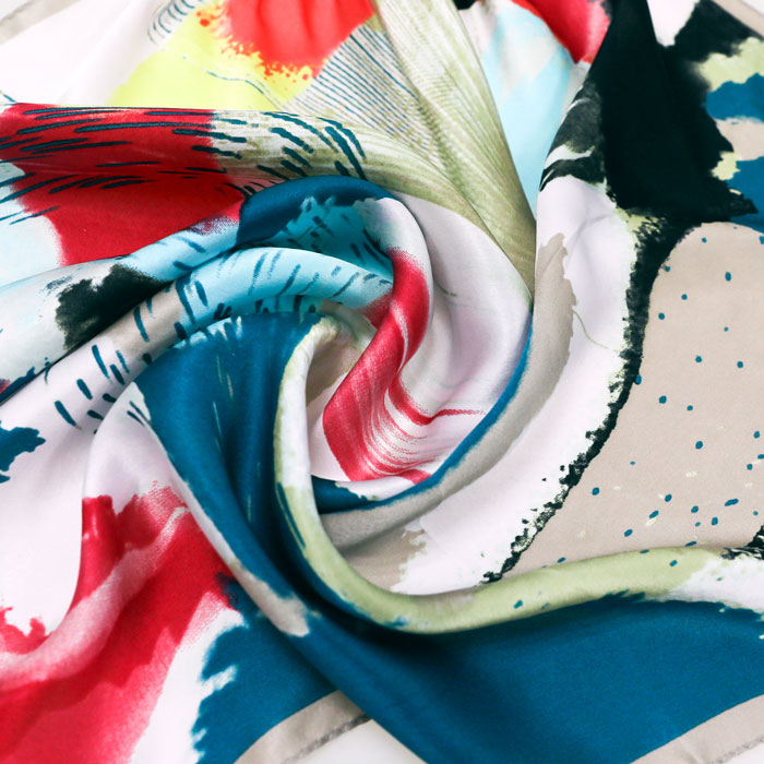 萬丈光芒小絲巾細節(jié)圖