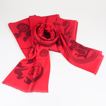 招財進(jìn)寶圍巾